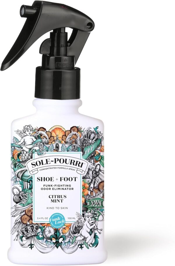 Citrus Mint Shoe + Foot Odor Spray Sole~Pourri - Image 3