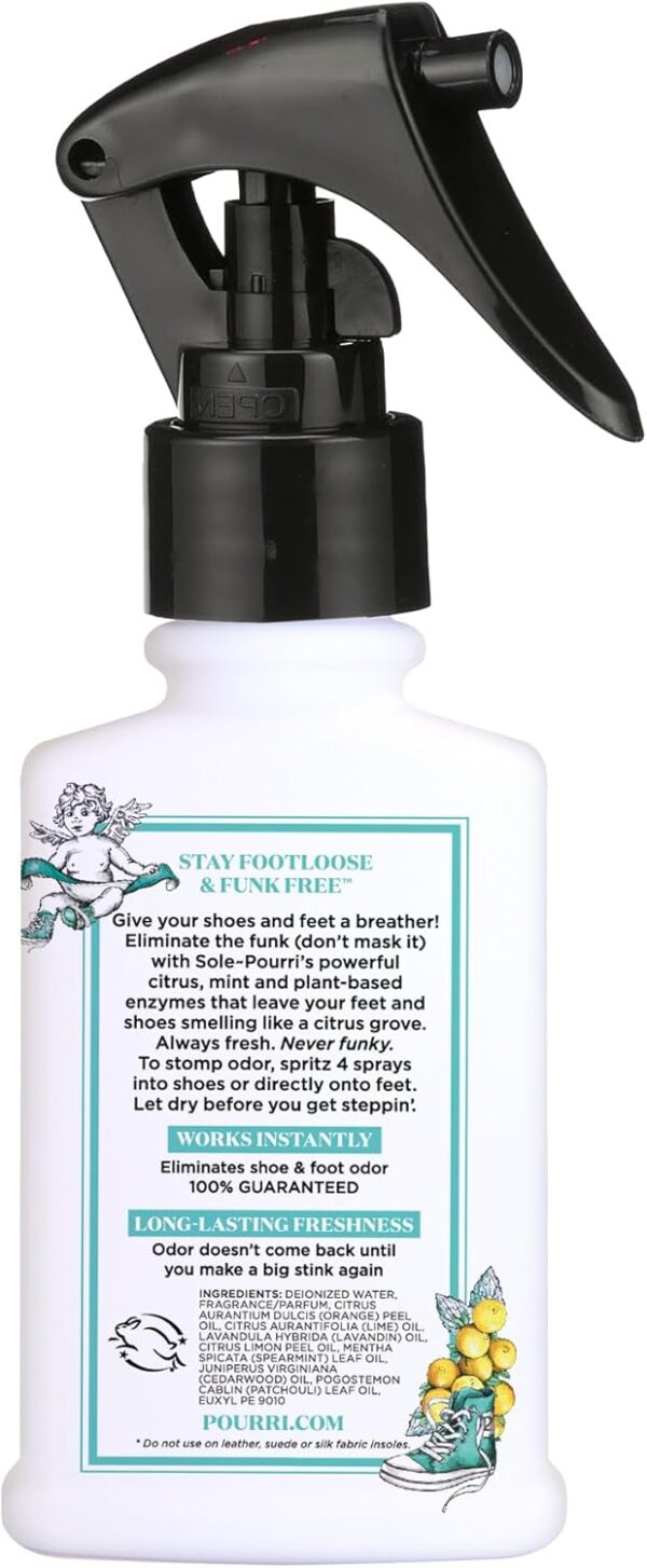 Citrus Mint Shoe + Foot Odor Spray Sole~Pourri - Image 4